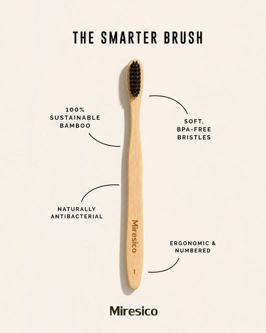 Personalized Bamboo Toothbrush Family Pack (10 Pack)
